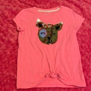 Cat & Jack shirt with sequence that you can flip.